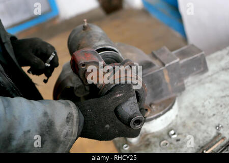 generator and starter repair Stock Photo