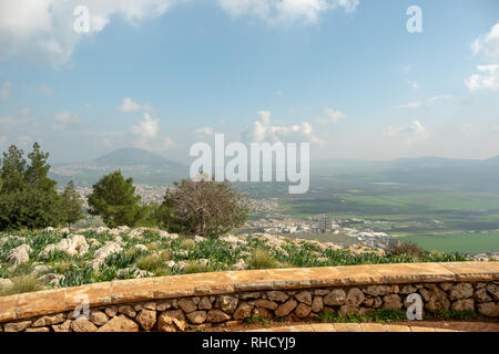 Top of Mount Precipice near Nazareth, Israel Stock Photo Alamy