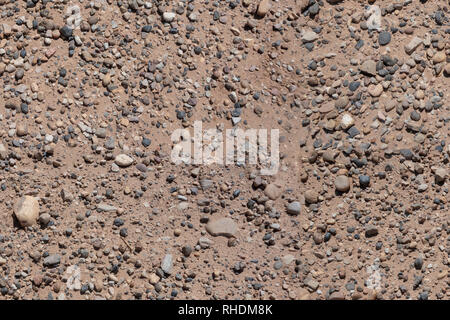 Texture with small pebble rock on dirty ground, seamless pattern Stock Photo