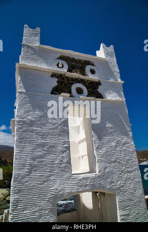 Traditional pigeon house located in Andros island, Cyclades, Greece Stock Photo
