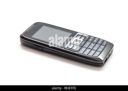 Rome, Italy - Februar 02, 2013: Old mobile phone isolated on white background Stock Photo