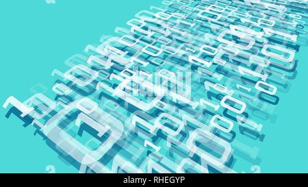 Abstract art background computer binary code vector conception Stock Vector