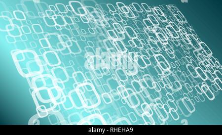 Machine learning abstract background, binary code computer concept cyber security Stock Vector