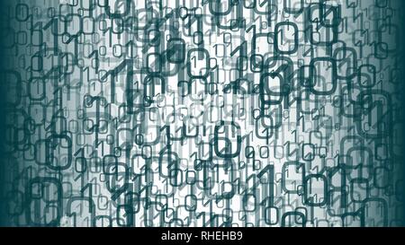 Cyberspace vector digital cloud computing random numbers Stock Vector
