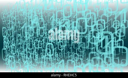 Machine learning cyberspace, digital cloud computing Stock Vector