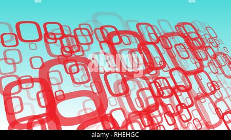 Big data binary code, computer cyber attack vector concept Stock Vector