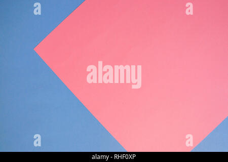 Bright paper background for design. Blue and pink. Stock Photo