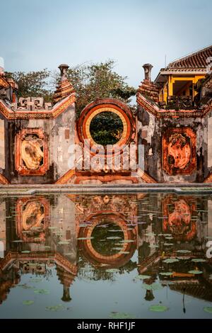 Details of Mother Temple (Chua Ba Mu) in Hoi An, Vietnam. Stock Photo