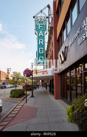 Fargo Theatre in downtown Fargo, North Dakota Stock Photo