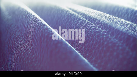 Abstract image with organic shape. Network connection, background technology concept. Stock Photo