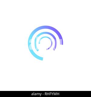 Sonar search icon. Loading system. Vector illustration. Radar abstract icon symbol vector illustration Stock Vector