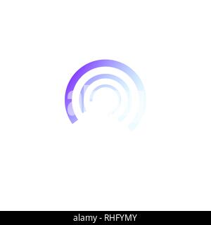 Sonar search icon. Loading system. Vector illustration. Radar abstract icon symbol vector illustration Stock Vector