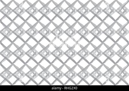 Seamless, abstract background pattern made with water color brushes in grey color. Bold vector art. Stock Vector