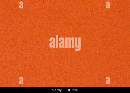 Dark orange ethylene vinyl acetate EVA texture with easy porous surface.  Stock Photo