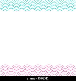 Chinese ornament for greetings card, flyers, invitation, posters, brochure, banners, cover of a site. Vector modern geometric background Stock Vector
