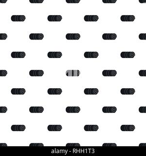 Rolled towel pattern seamless vector repeat geometric for any web design Stock Vector