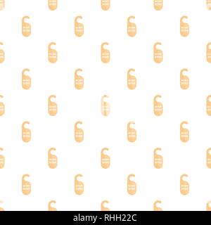 Do not disturb hotel tag icon. Flat illustration of do not disturb hotel tag vector icon for web design Stock Vector