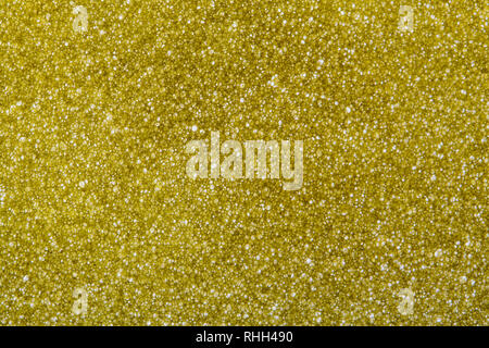Yellow Sponge Foam Texture Macro Background. Abstract background of a thin layer of foam rubber. Translucent material. Fibers Stock Photo