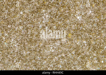 Sponge Foam Texture Macro Background. Abstract background of a thin layer of foam rubber. Translucent material. Fibers Stock Photo