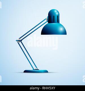 Illustration of desk lamp design icon concept Stock Vector