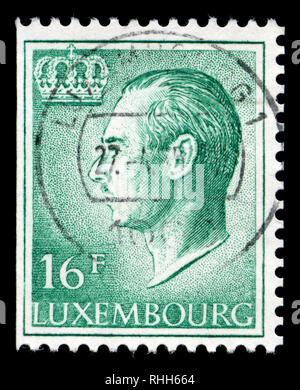 Postage stam from Luxembourg in the Grand Duke Jean (1965-1991) series issued in Stock Photo