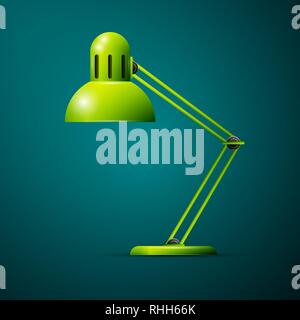 Illustration of desk lamp design icon concept Stock Vector