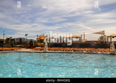 Pool, Grand Sierra Resort and Casino, Reno, Nevada, United States Stock Photo