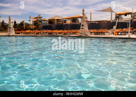 Pool, Grand Sierra Resort and Casino, Reno, Nevada, United States Stock Photo