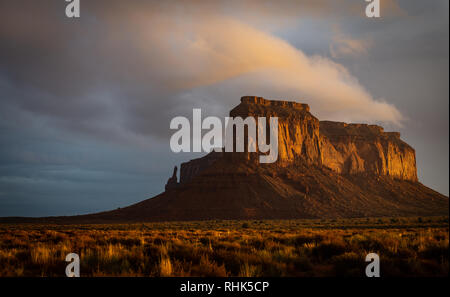 Rock formation in Monument Valley, Arizona Stock Photo