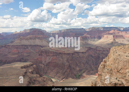 View on Colorado River inside Grand Canyon National Park, Arizona, USA Stock Photo