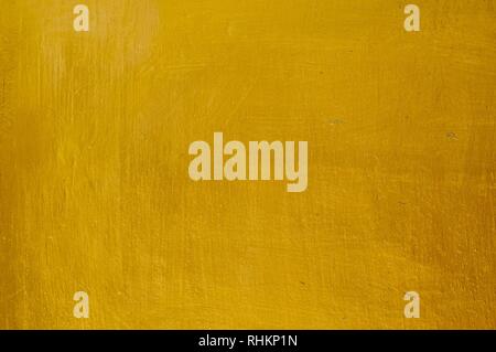 Background Pattern, Gold Stucco Wall for Background or Texture with Copy Space for Text Decorated. Stock Photo