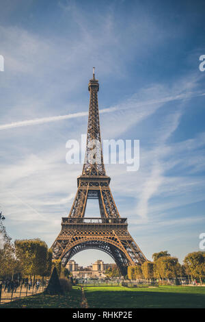 Eiffel Tower, symbol of Paris, France. Paris Best Destinations in Europe/ Stock Photo