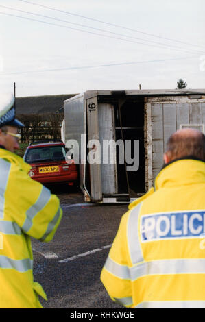Fatal Accident at Little Canfield Stock Photo