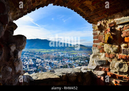 castle ruin of Staufen in the black forest area in germany Stock Photo