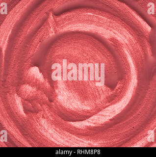Delicate pink matte lipstick texture Stock Photo