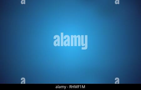 Light Blue Trendy Wide Screen Gradient Background. Defocused Soft Blurred Backdrop. Stock Vector