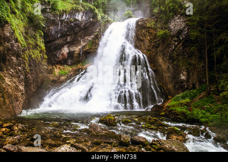Gollinger waterfall Austria Stock Photo