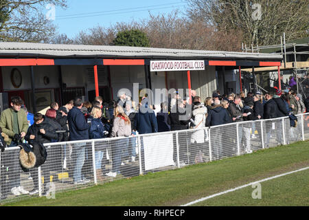 3rd February 2019, Tinsley Lane, Crawley, England; SE Women's FA Cup, 4th Round, Crawley Wasps Ladies vs Arsenal Women ; Venue    Credit: Phil Westlake/News Images Stock Photo