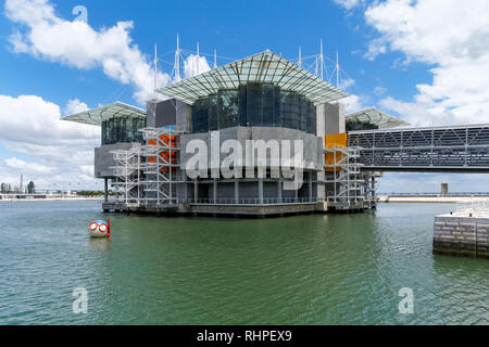 The Lisbon Oceanarium in Parque das Nações (Park of Nations), Lisbon Portugal Stock Photo