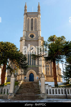 St Mary's Church, Parish church of Andover, Andover, Hampshire, England, UK Stock Photo