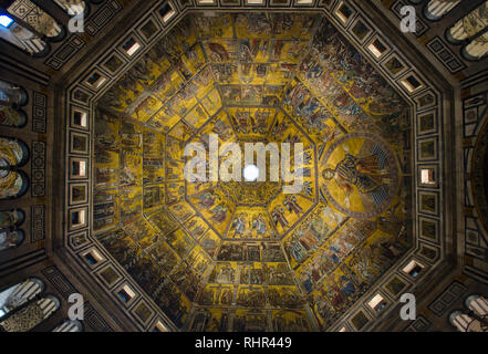 Interior - Details of the Ceiling - Battistero di San Giovanni Battista ...
