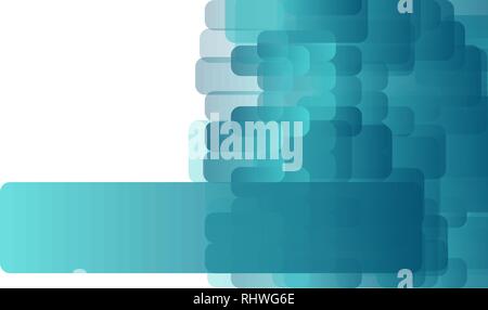Gradient transparent blank composition, clean geometric vector graphic Stock Vector