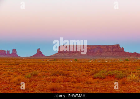 View of Monument Valley in Utah, is a region of the Colorado Plateau. USA.
