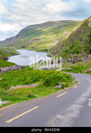 Gap of Dunloe in the Macgillycuddy's Reeks Mountains, County Kerry, Ireland Stock Photo