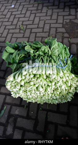 a stack of fresh vegetables ready for consumption Stock Photo