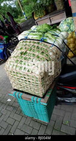 a stack of fresh vegetables ready for consumption Stock Photo