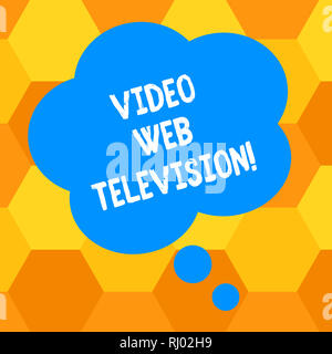 Handwriting text writing Video Web Television. Concept meaning