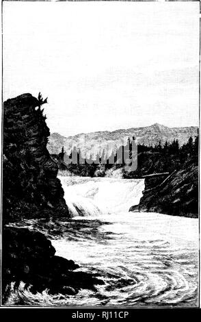 . Practical hints from farmers in the Canadian North-West [microform]. Agriculture; Canadian immigration literature; Agriculture. Kananaskis Falls. iFroiii a iyliotograph.. Please note that these images are extracted from scanned page images that may have been digitally enhanced for readability - coloration and appearance of these illustrations may not perfectly resemble the original work.. Canadian Pacific Railway Company. [London : s. n. ] Stock Photo