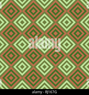 A multicolored digital geometric seamless pattern - When repeated the tile makes a seamless pattern. Stock Photo