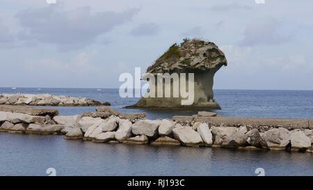 Il Fungo, Lacco Ameno, Ischia, Italy Stock Photo